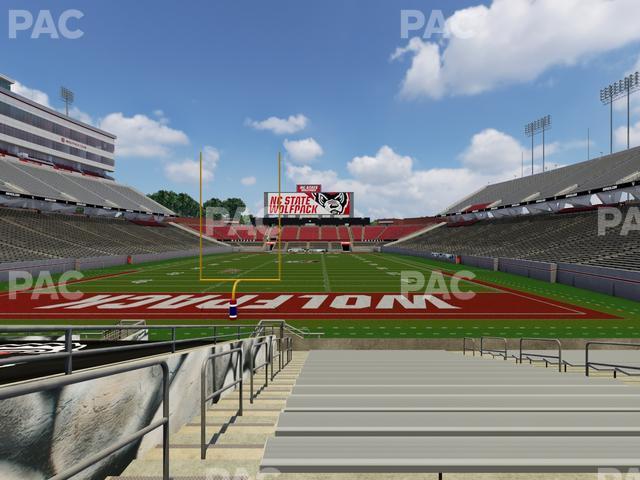 Seating view for Carter-Finley Stadium Section 114