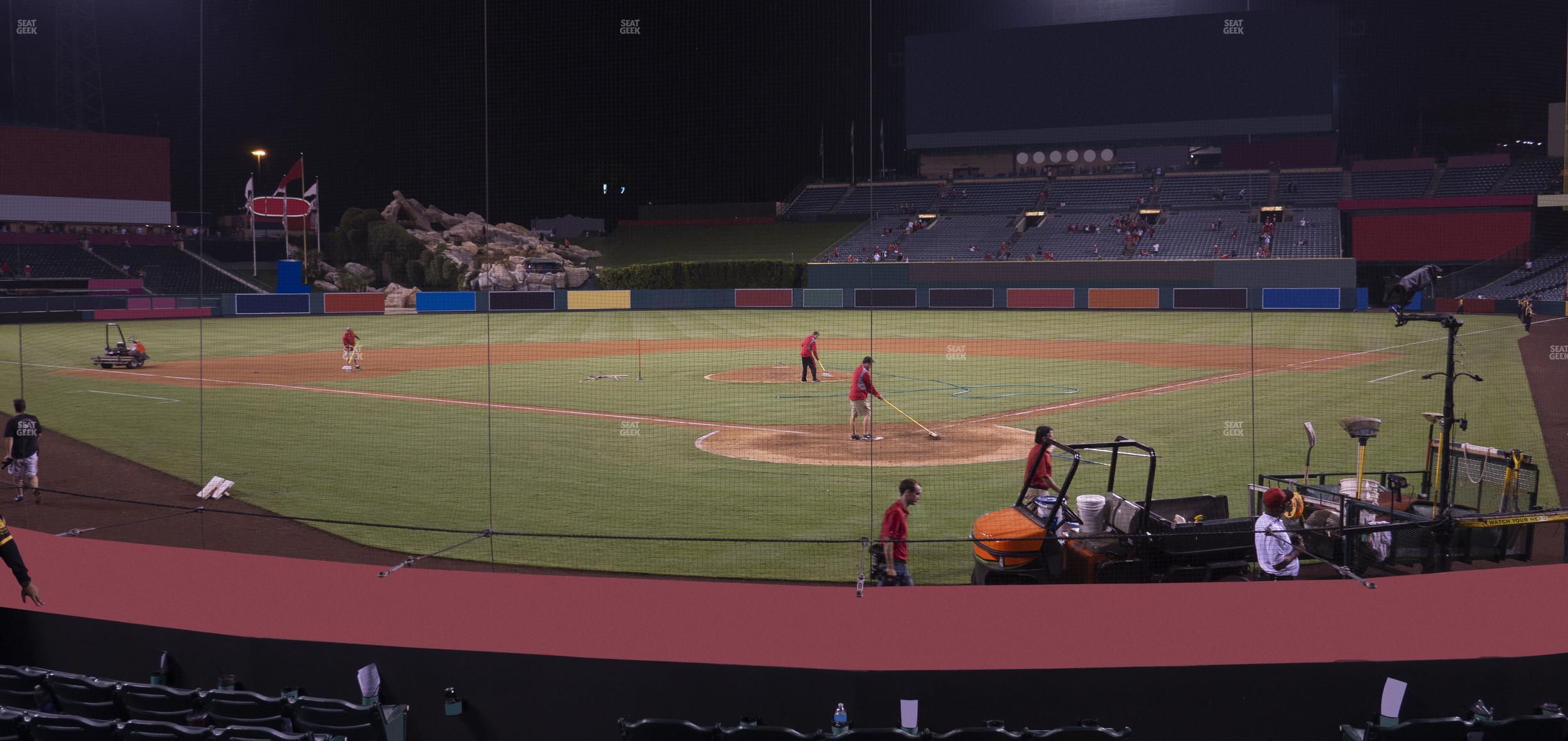 Seating view for Angel Stadium of Anaheim Section 117