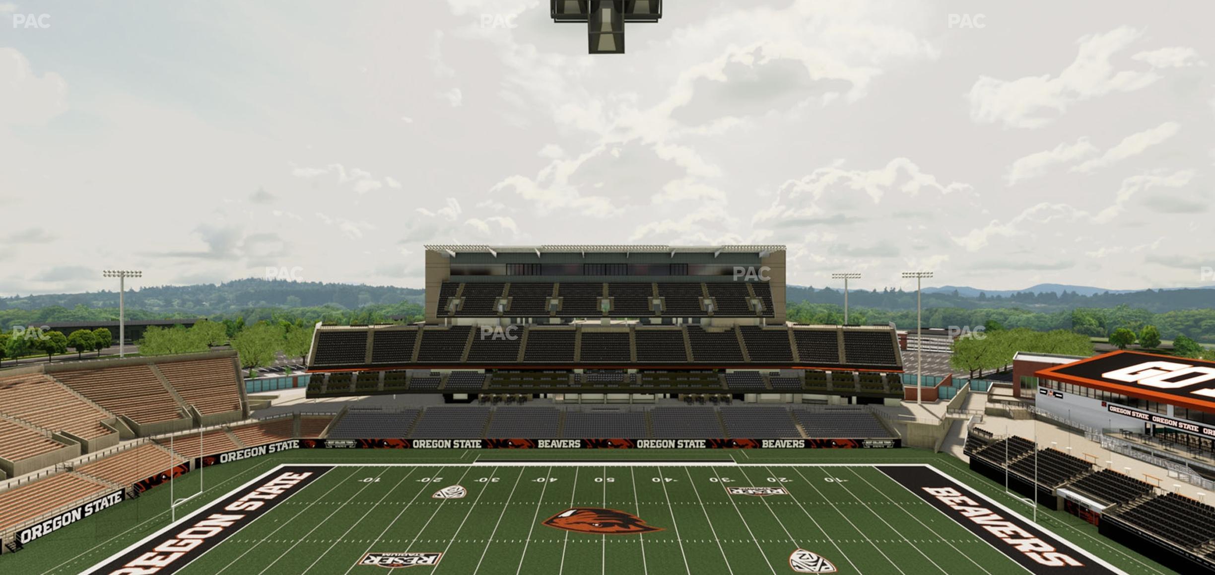 Seating view for Reser Stadium Section 219