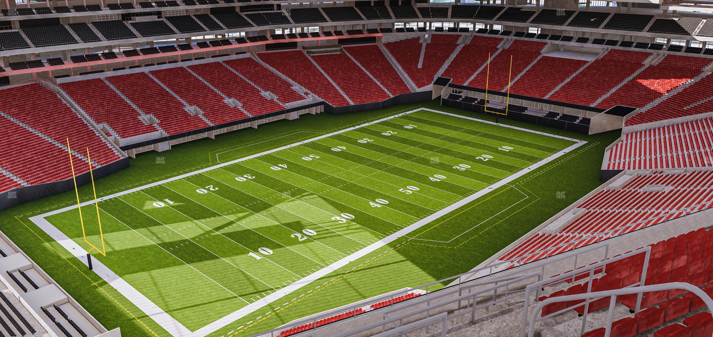 Seating view for Mercedes-Benz Stadium Section 346