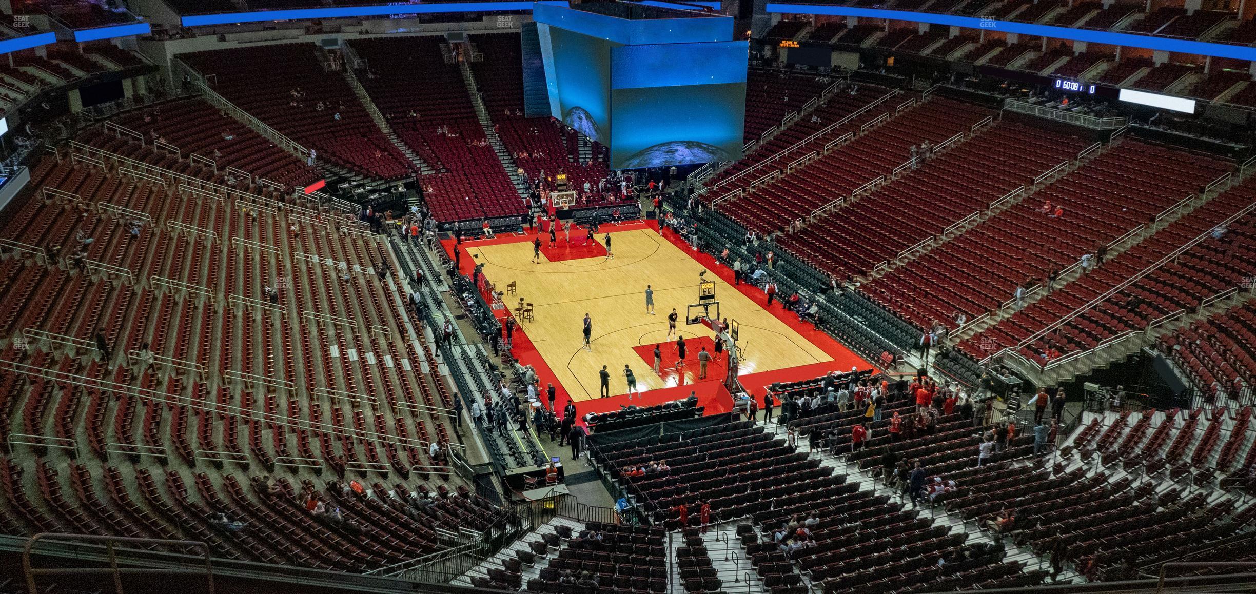 Seating view for Toyota Center Section 420