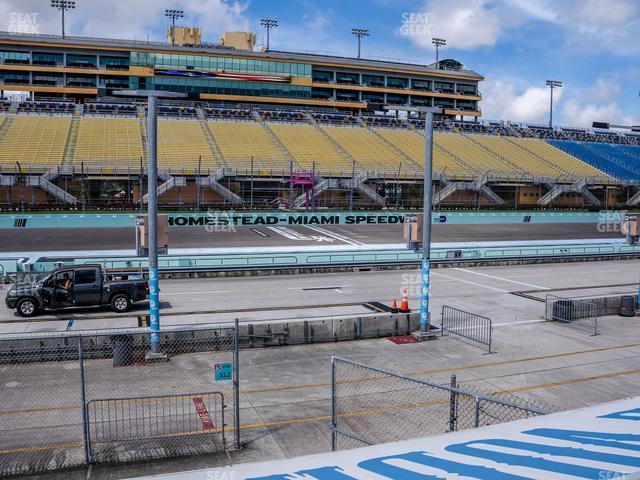 Seating view for Homestead-Miami Speedway Section Pit Road Cabana 15