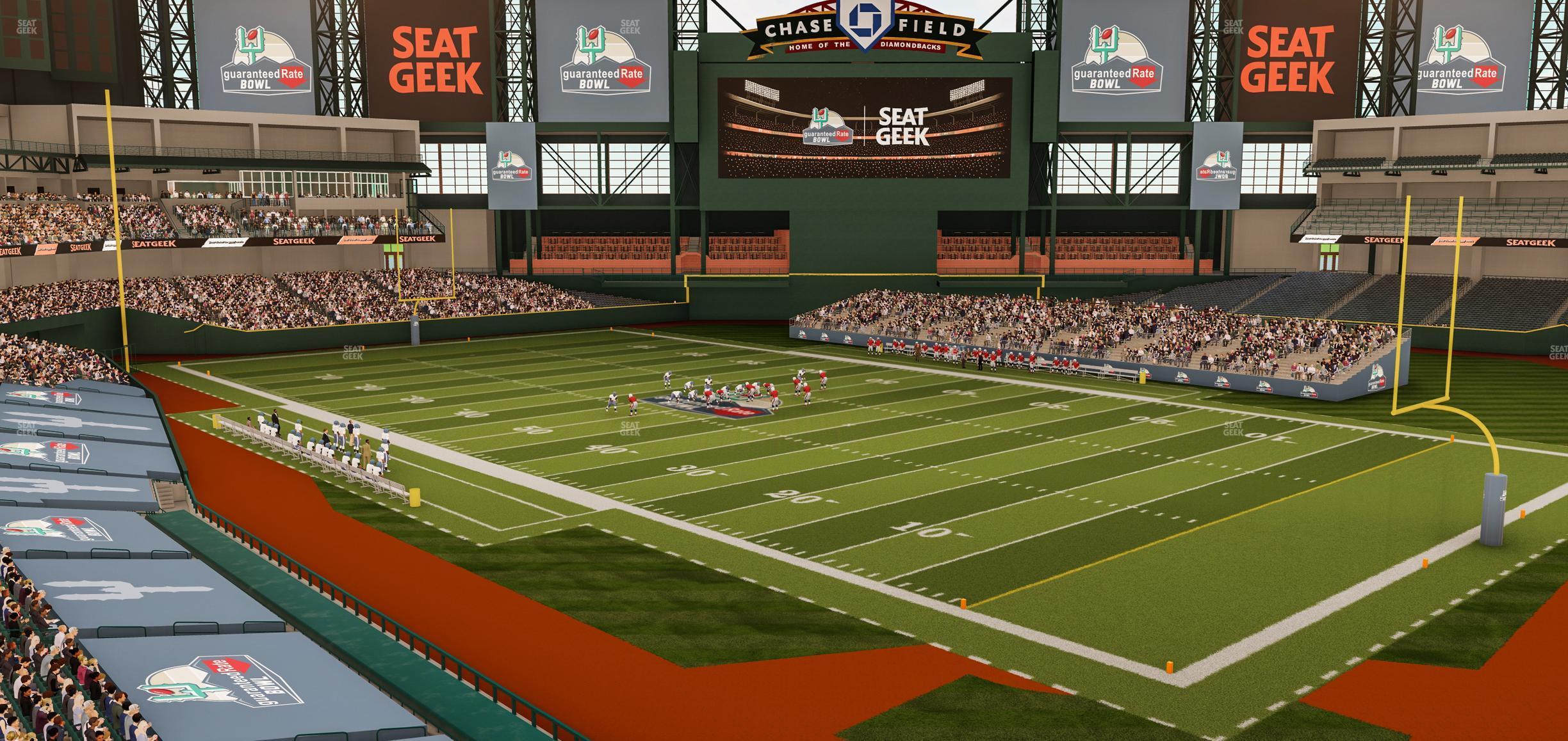 Seating view for Chase Field Section 210 F