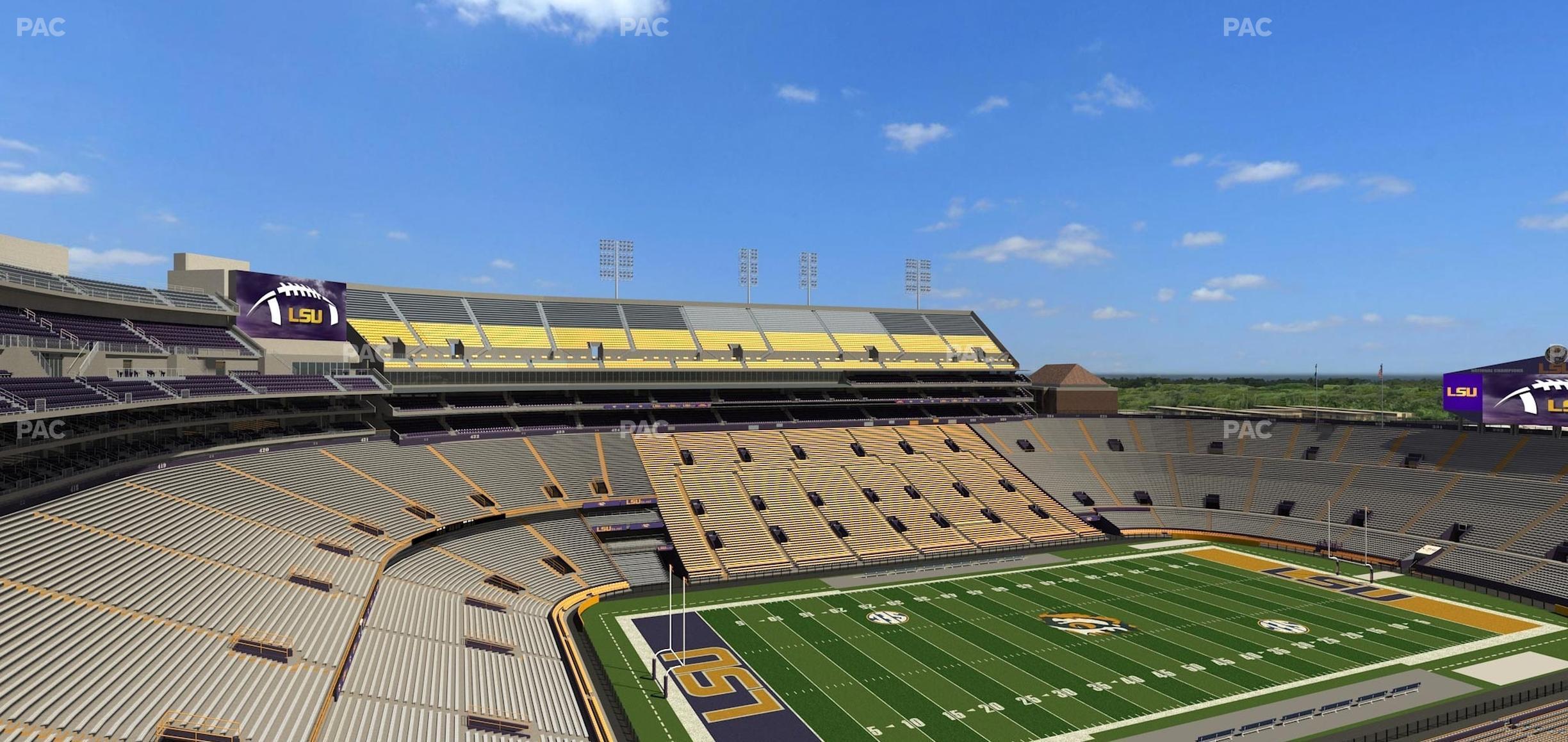 Seating view for Tiger Stadium Section 542