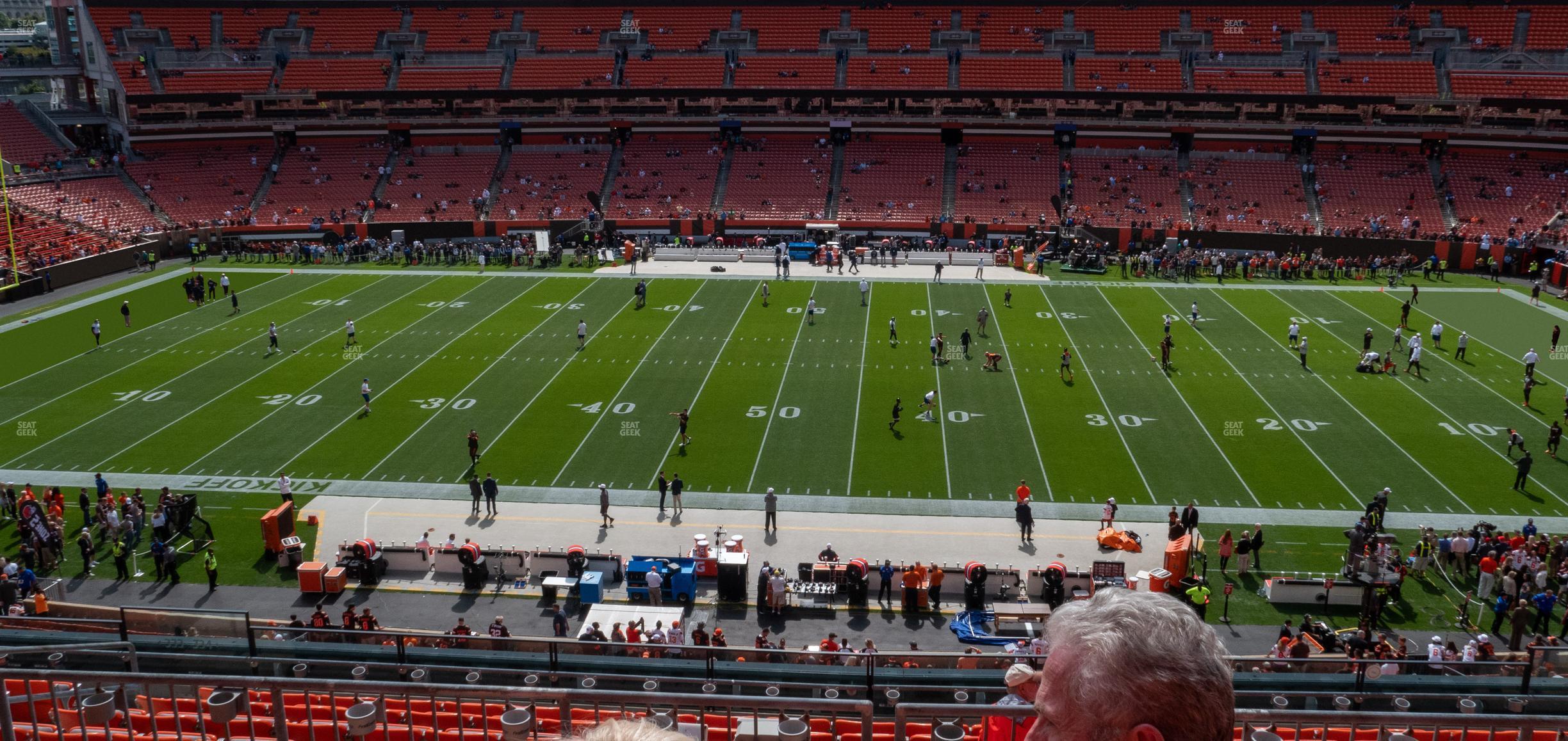 Seating view for Huntington Bank Field Section Club 334