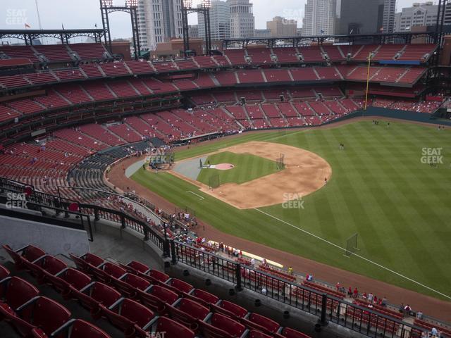 Seating view for Busch Stadium Section Right Field Terrace 435