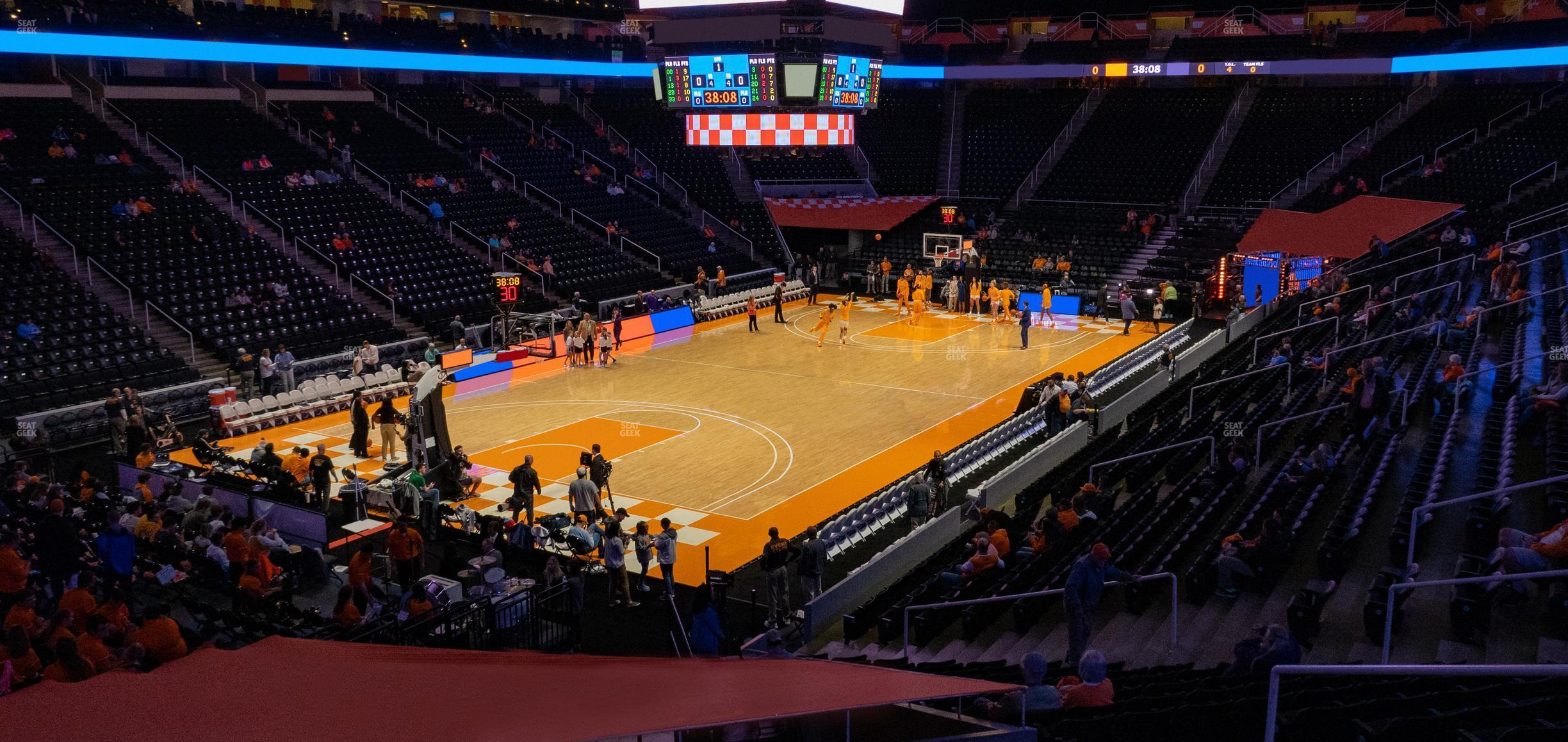 Seating view for Thompson-Boling Arena at Food City Center Section 126