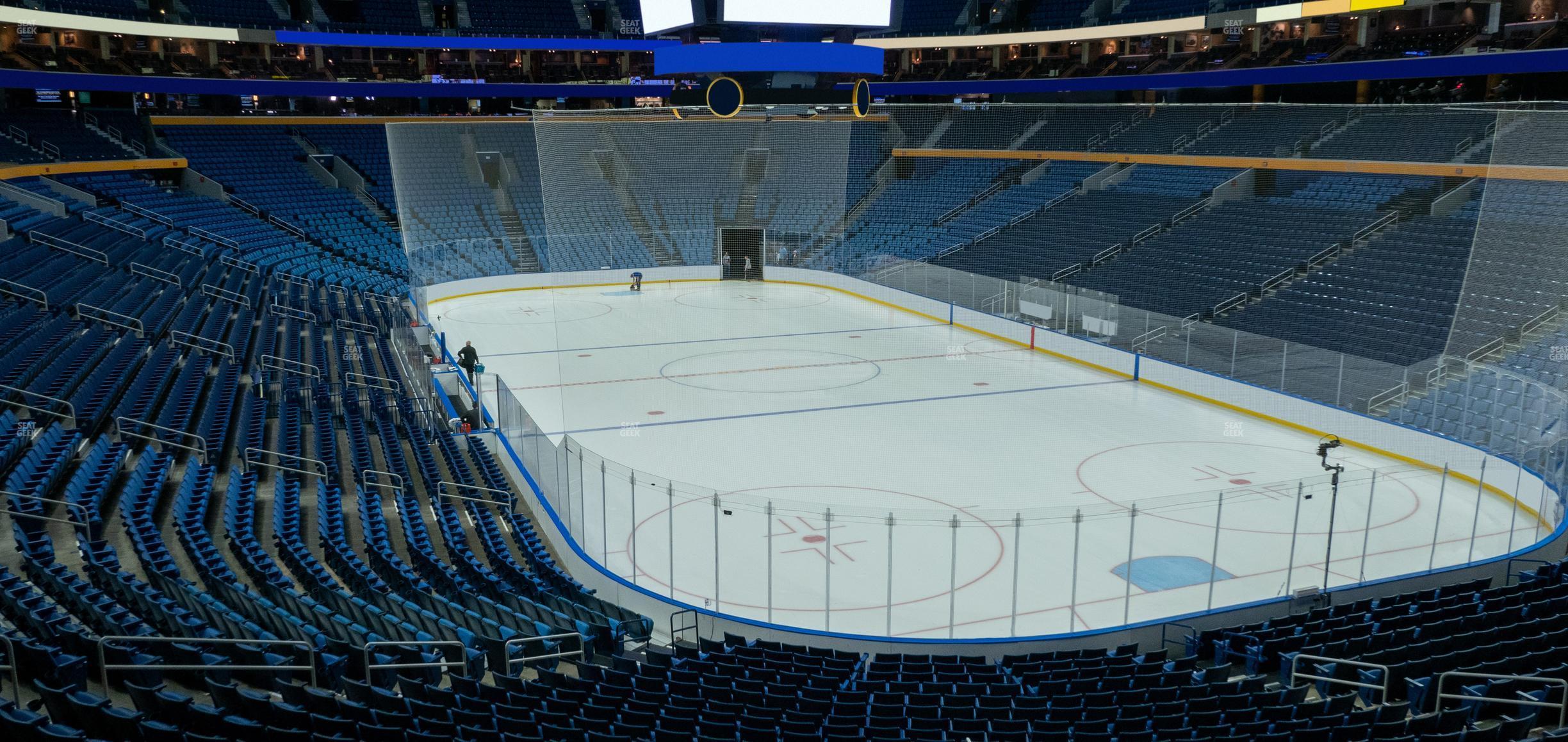 Seating view for KeyBank Center Section 201