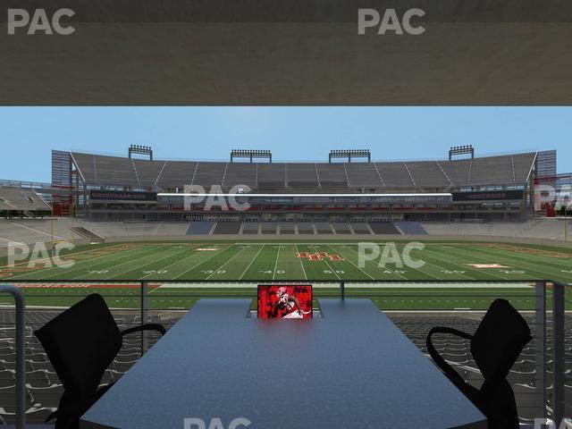 Seating view for TDECU Stadium Section Loge Box 36