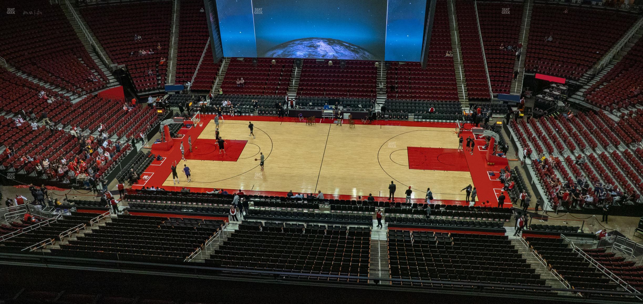 Seating view for Toyota Center Section 409