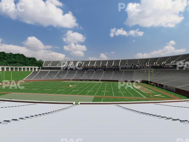 Seating view for Scott Stadium Section 123