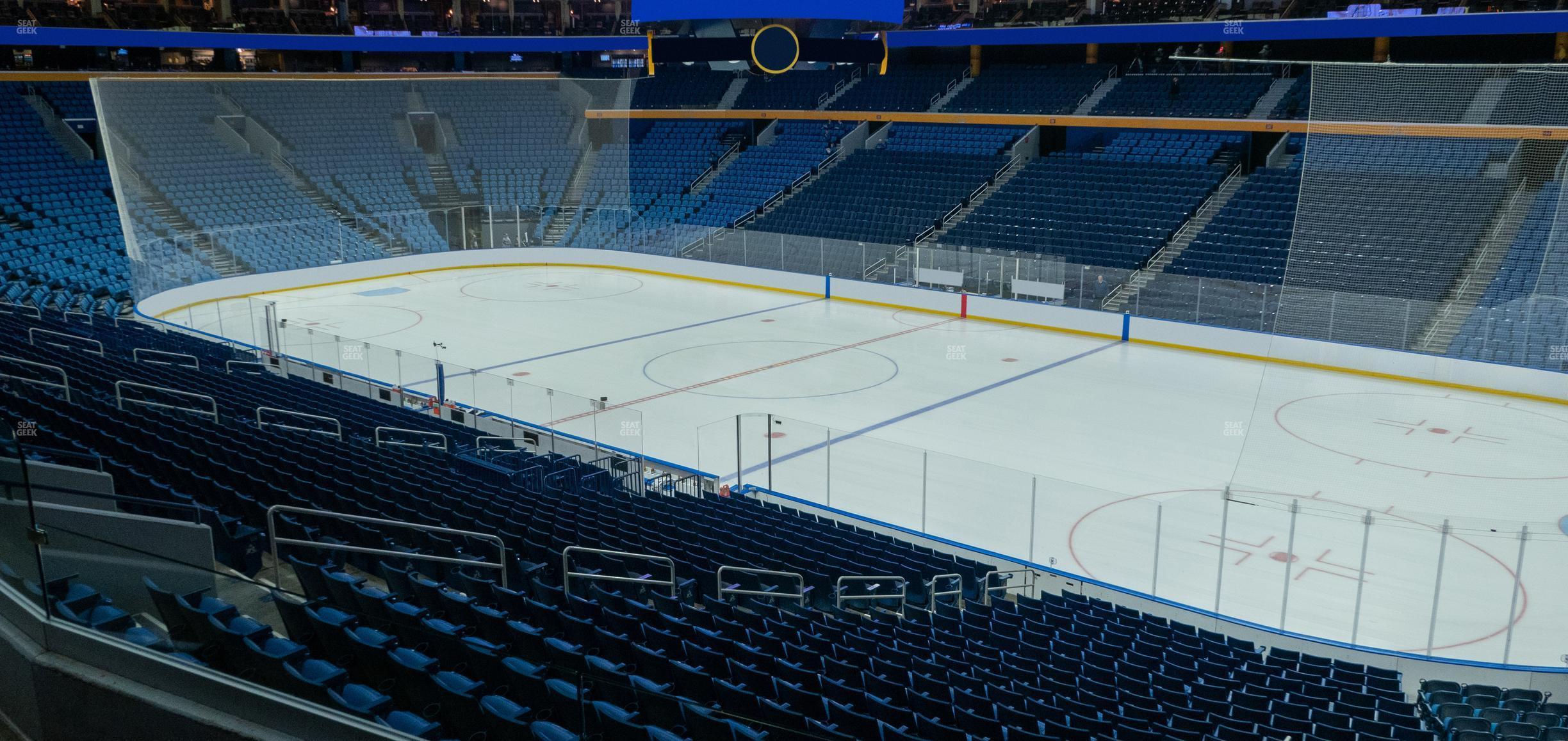 Seating view for KeyBank Center Section 204