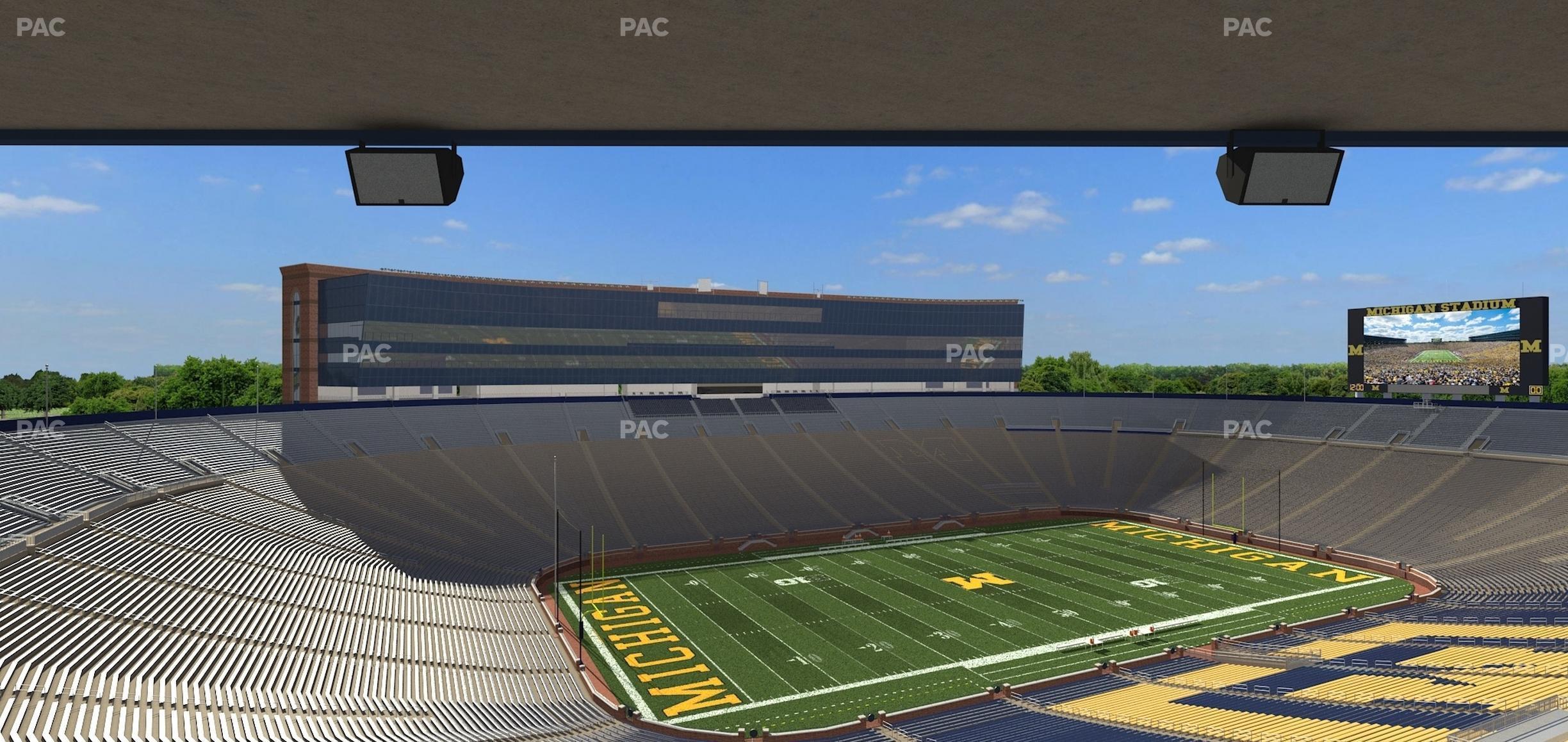 Seating view for Michigan Stadium Section 402