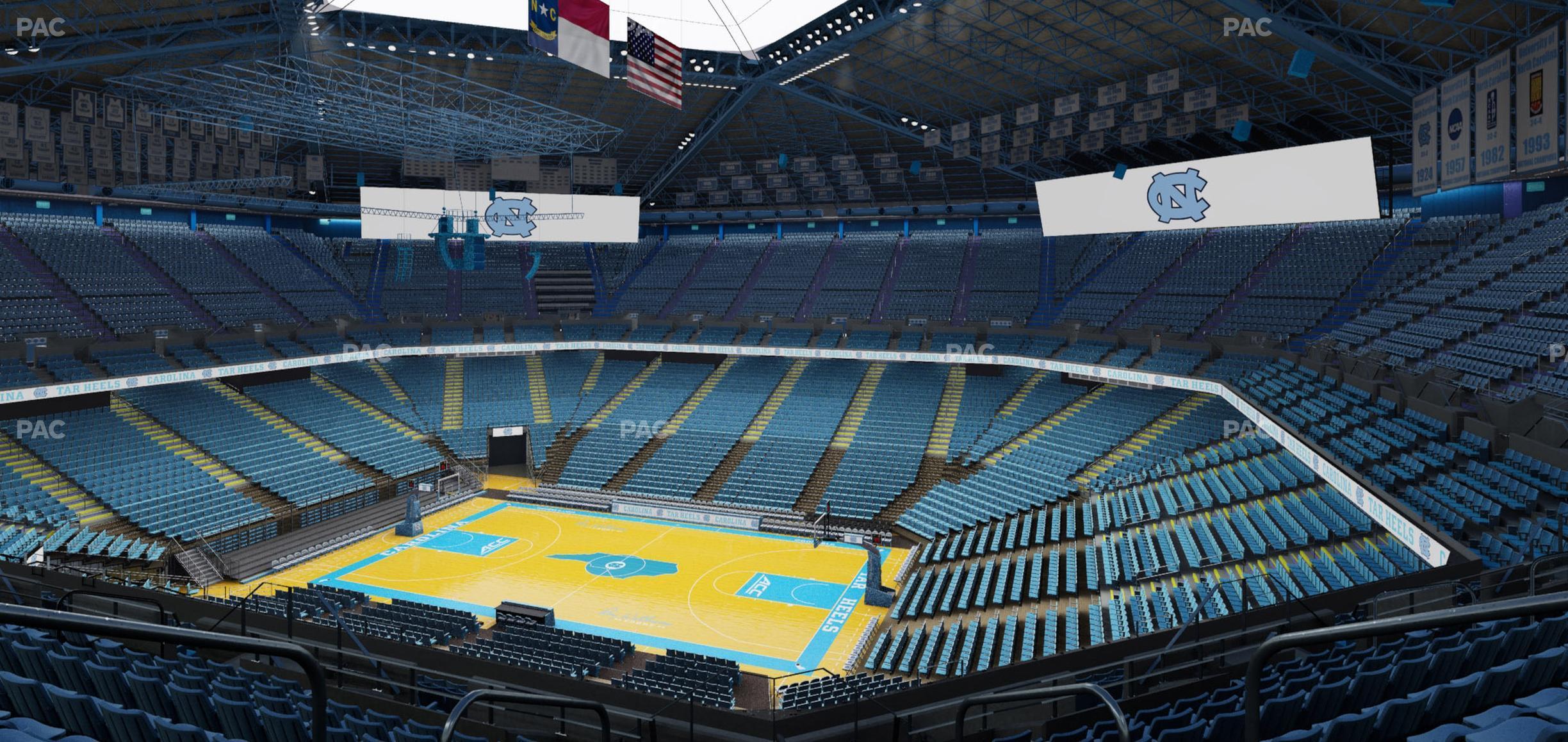 Seating view for Dean Smith Center Section 228 A