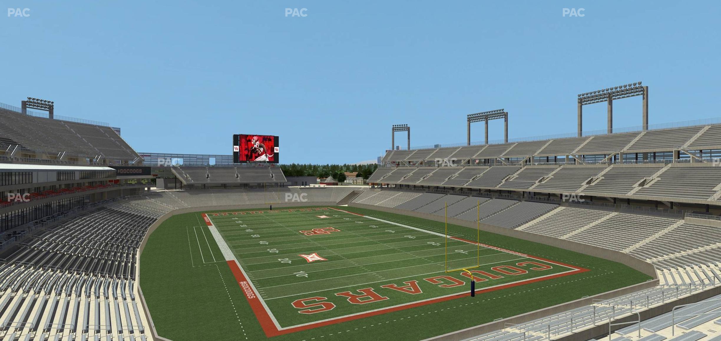 Seating view for TDECU Stadium Section 242