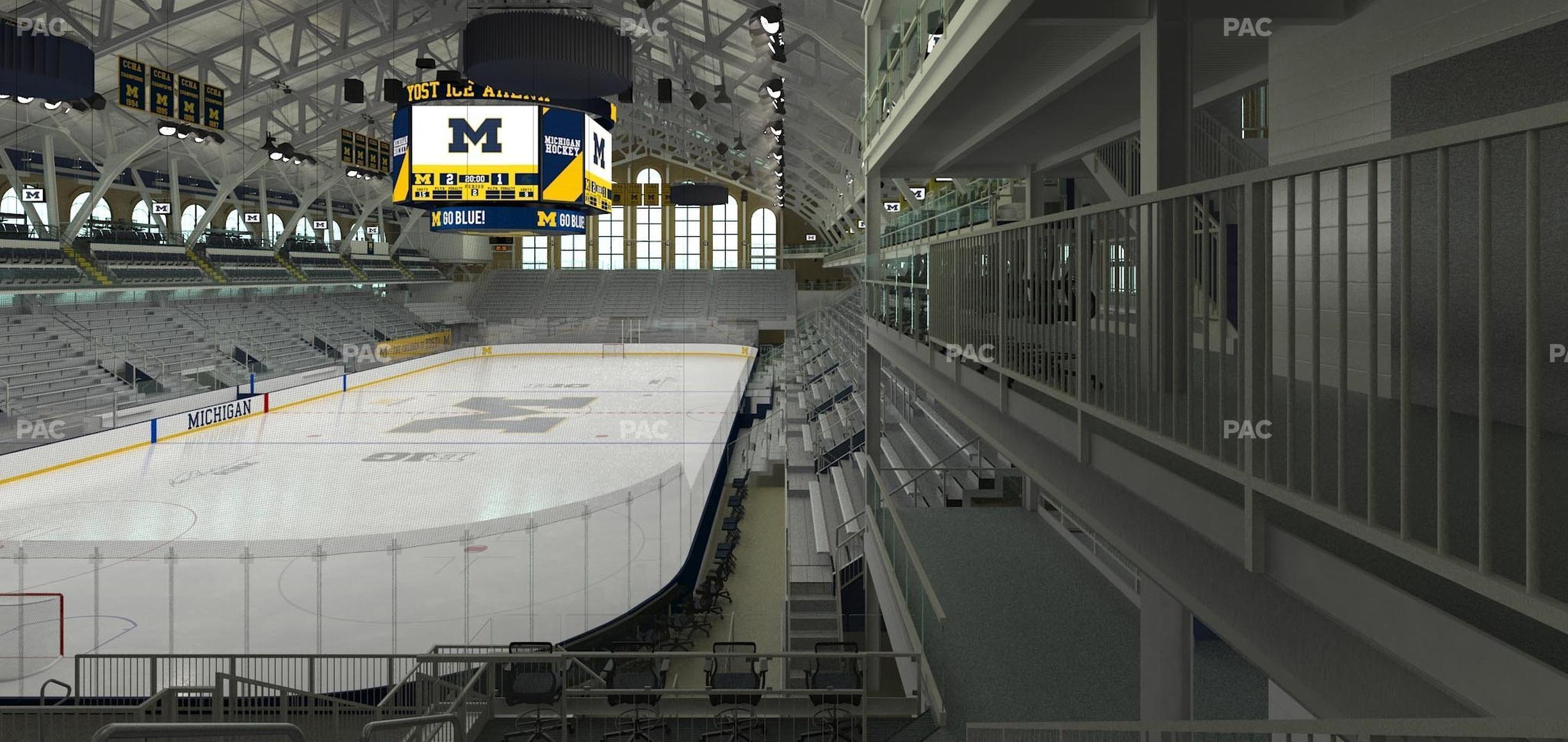 Seating view for Yost Arena Section 29