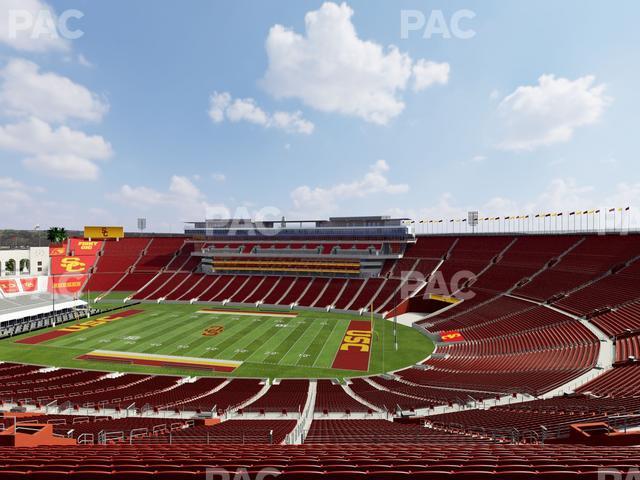 Seating view for Los Angeles Memorial Coliseum Section 319