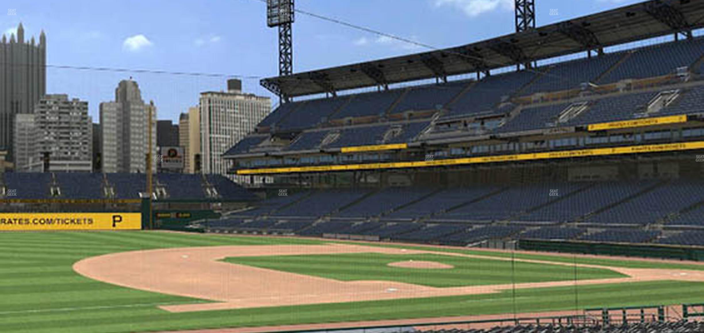 Seating view for PNC Park Section 127