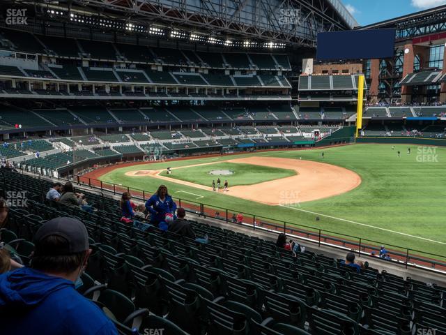 Seating view for Globe Life Field Section 123