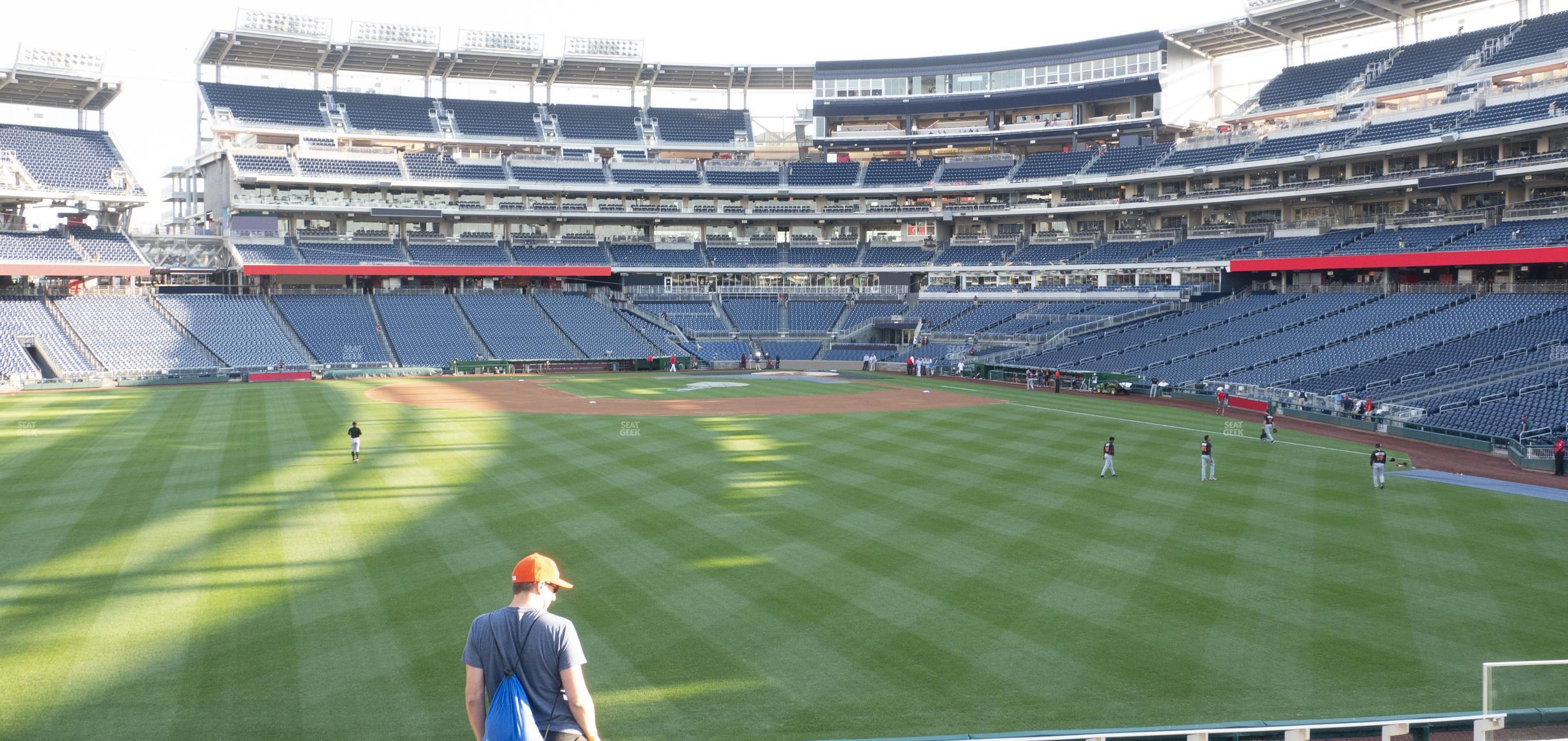 Seating view for Nationals Park Section 101