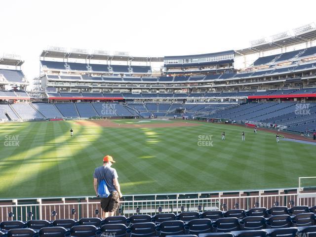 Seating view for Nationals Park Section 101