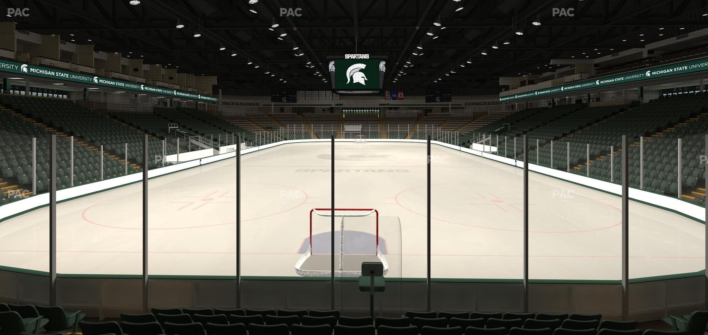 Seating view for Munn Ice Arena Section O