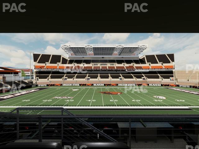 Seating view for Reser Stadium Section Founders Club