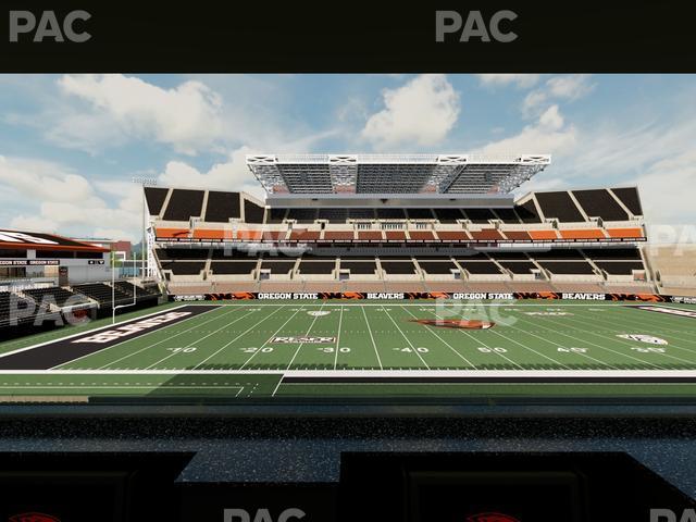 Seating view for Reser Stadium Section Box 26