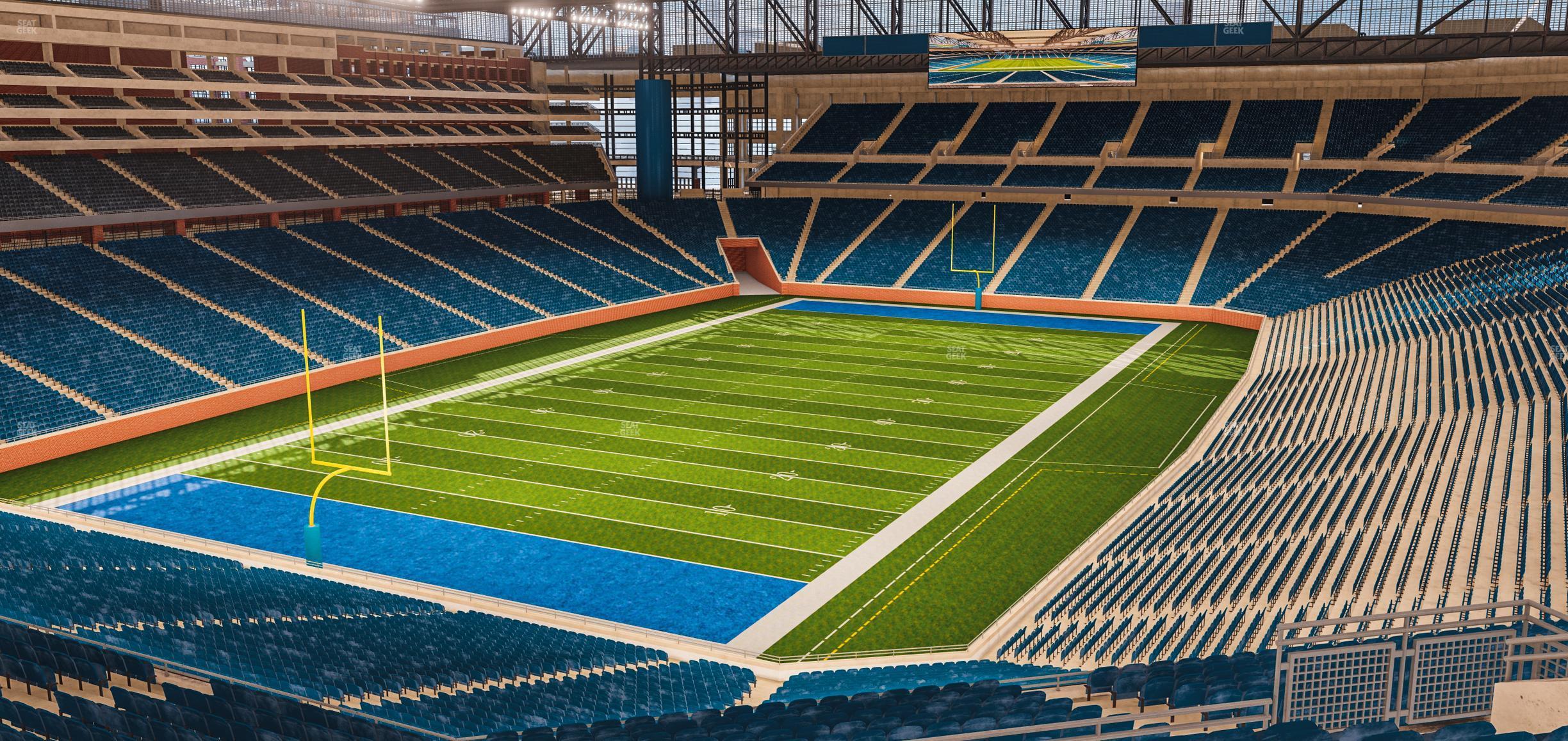 Seating view for Ford Field Section 322