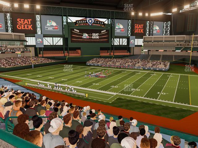 Seating view for Chase Field Section Suite 44