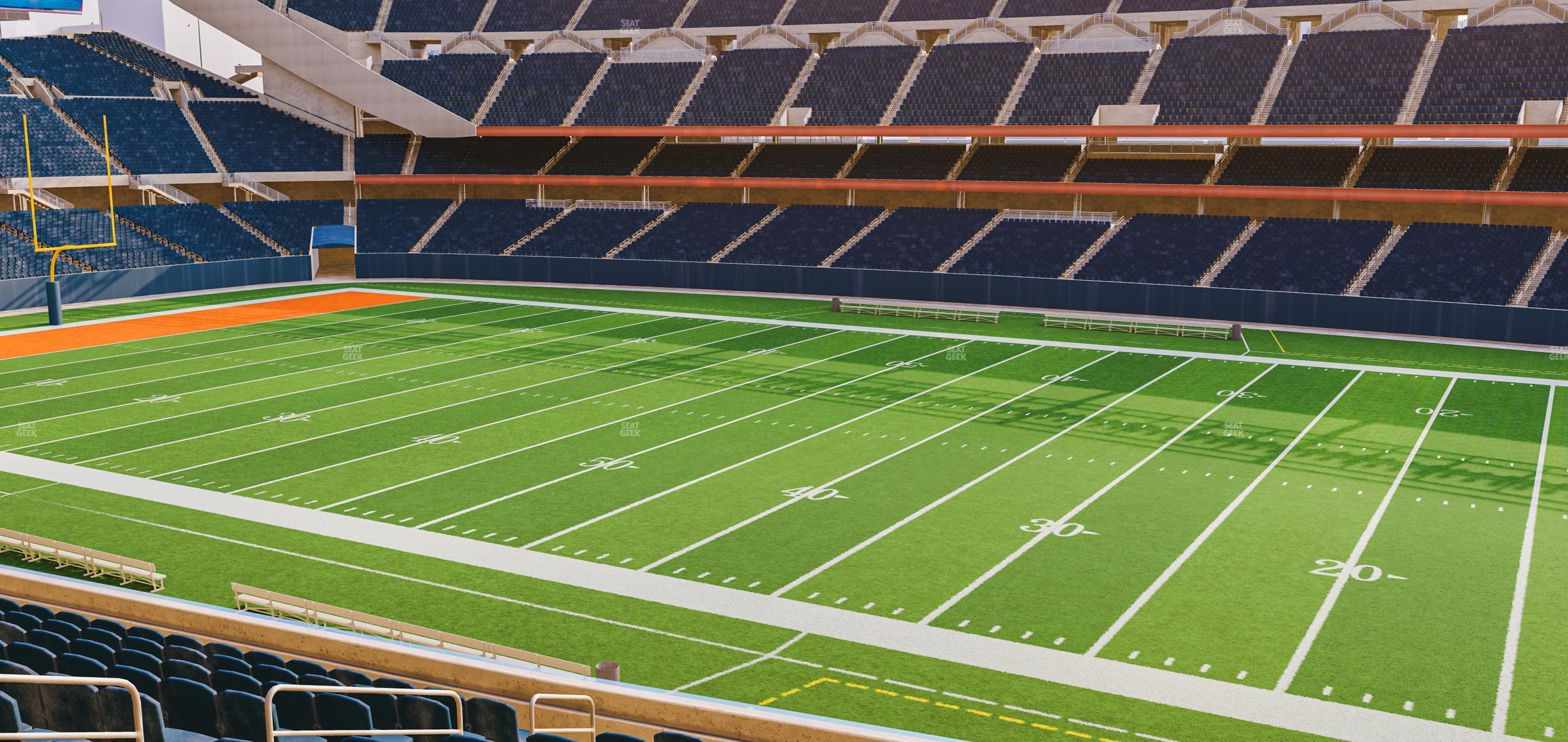 Seating view for Soldier Field Section 206 Club