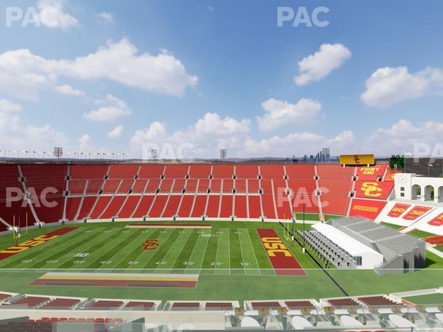 Seating view for Los Angeles Memorial Coliseum Section Suite 505