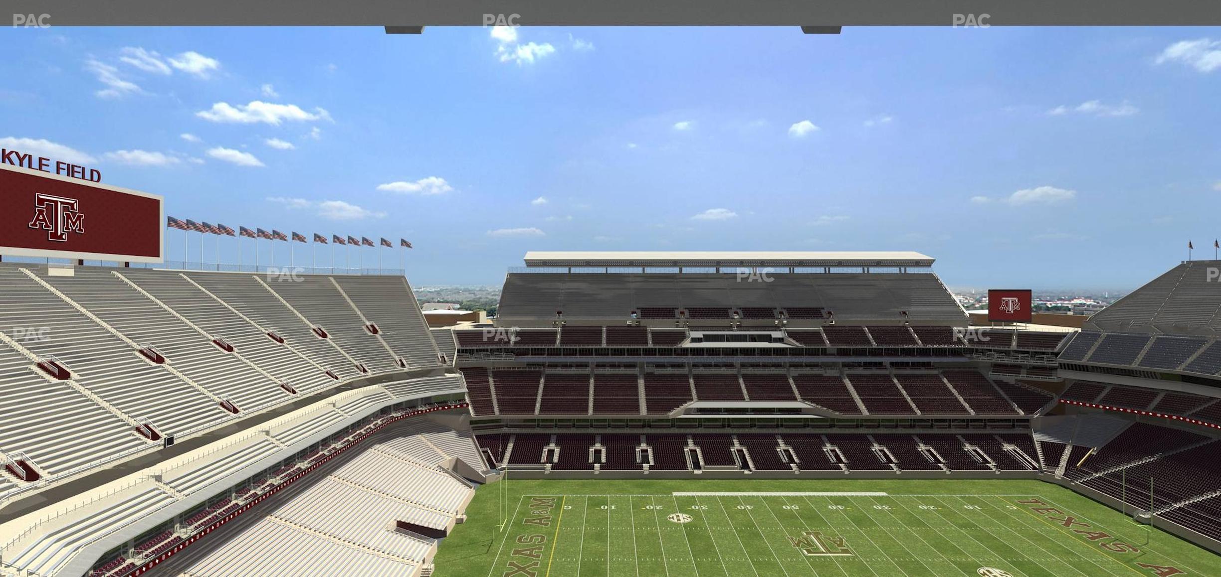 Seating view for Kyle Field Section 337