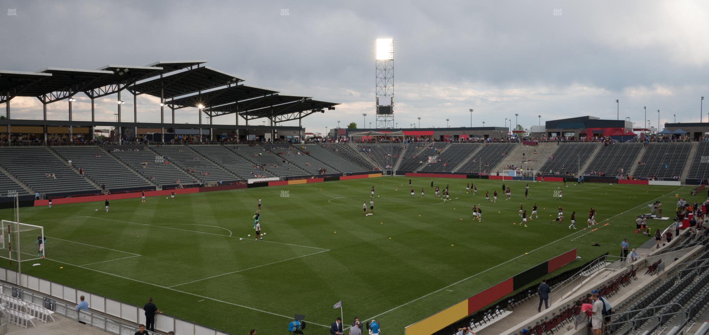 Seating view for Dick's Sporting Goods Park Section 136