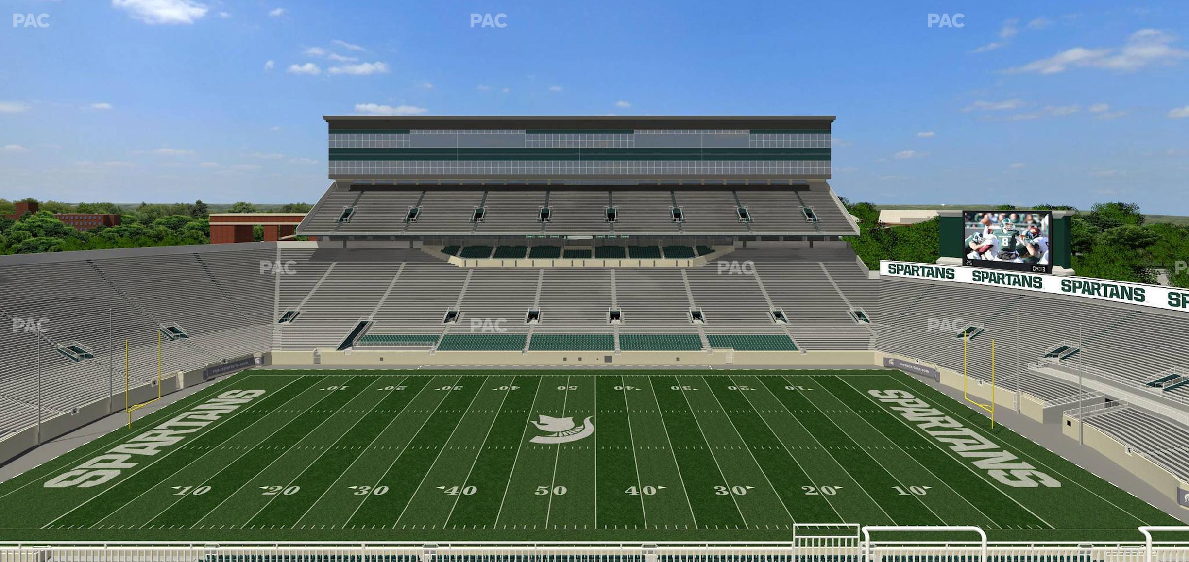 Seating view for Spartan Stadium (Michigan) Section 108