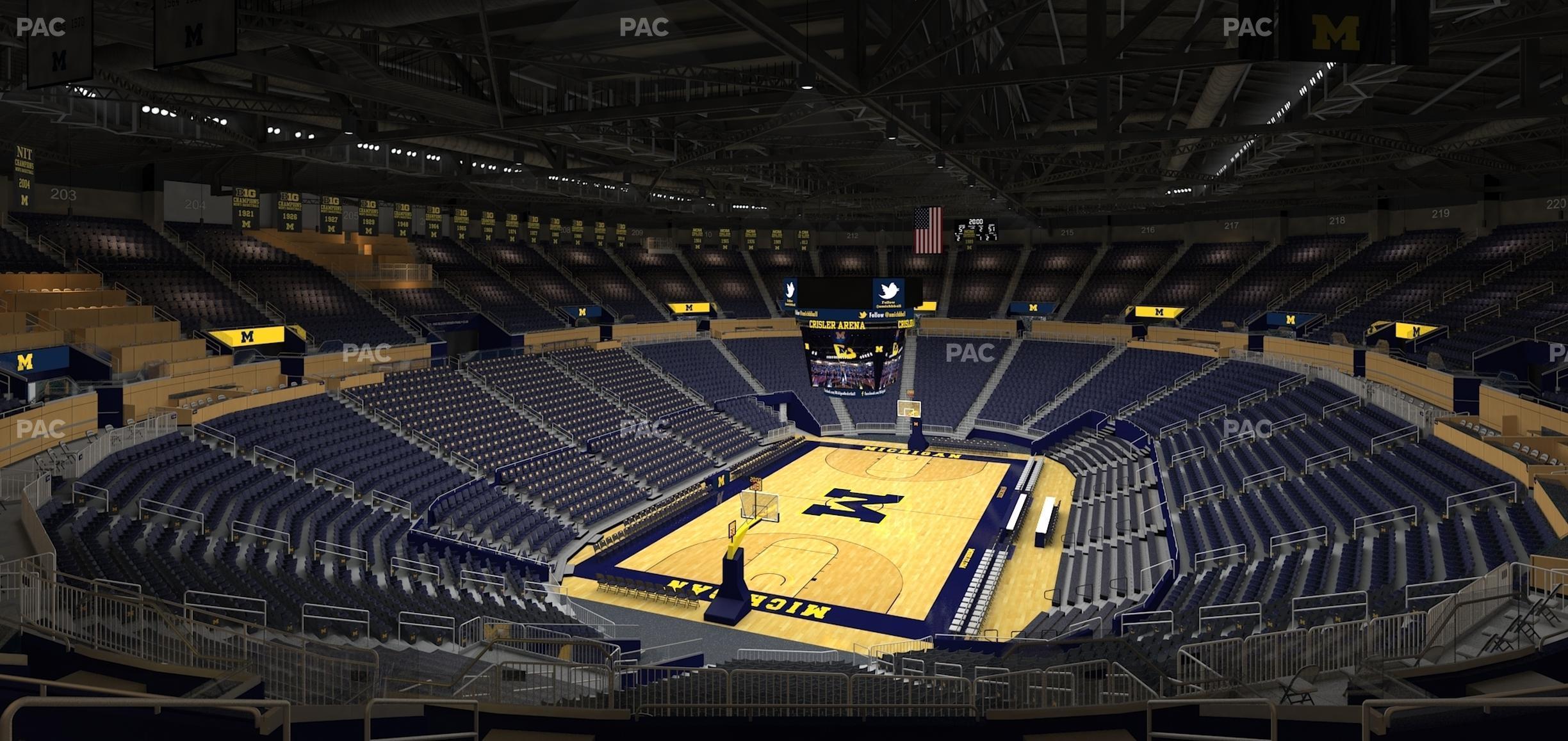 Seating view for Crisler Center Section 230