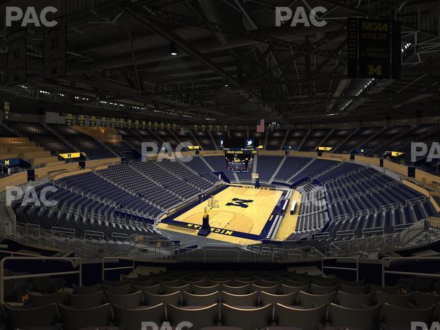 Seating view for Crisler Center Section 230