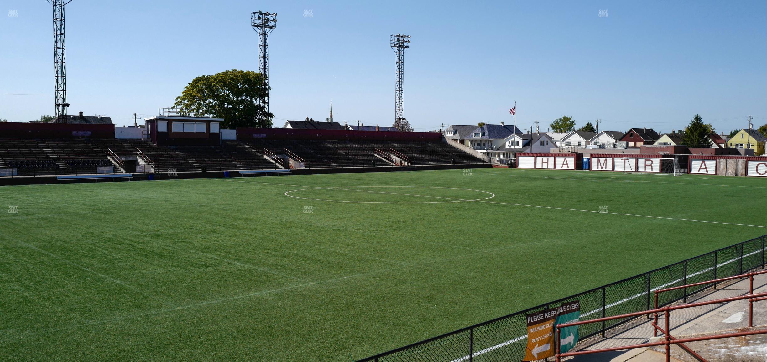 Seating view for Keyworth Stadium Section Party Deck 6