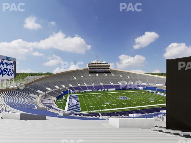 Seating view for Simmons Bank Liberty Stadium Section 123