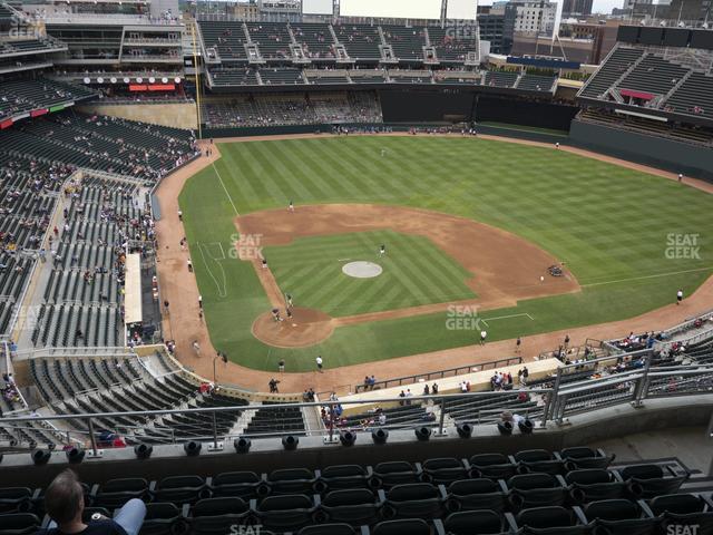 Seating view for Target Field Section 312