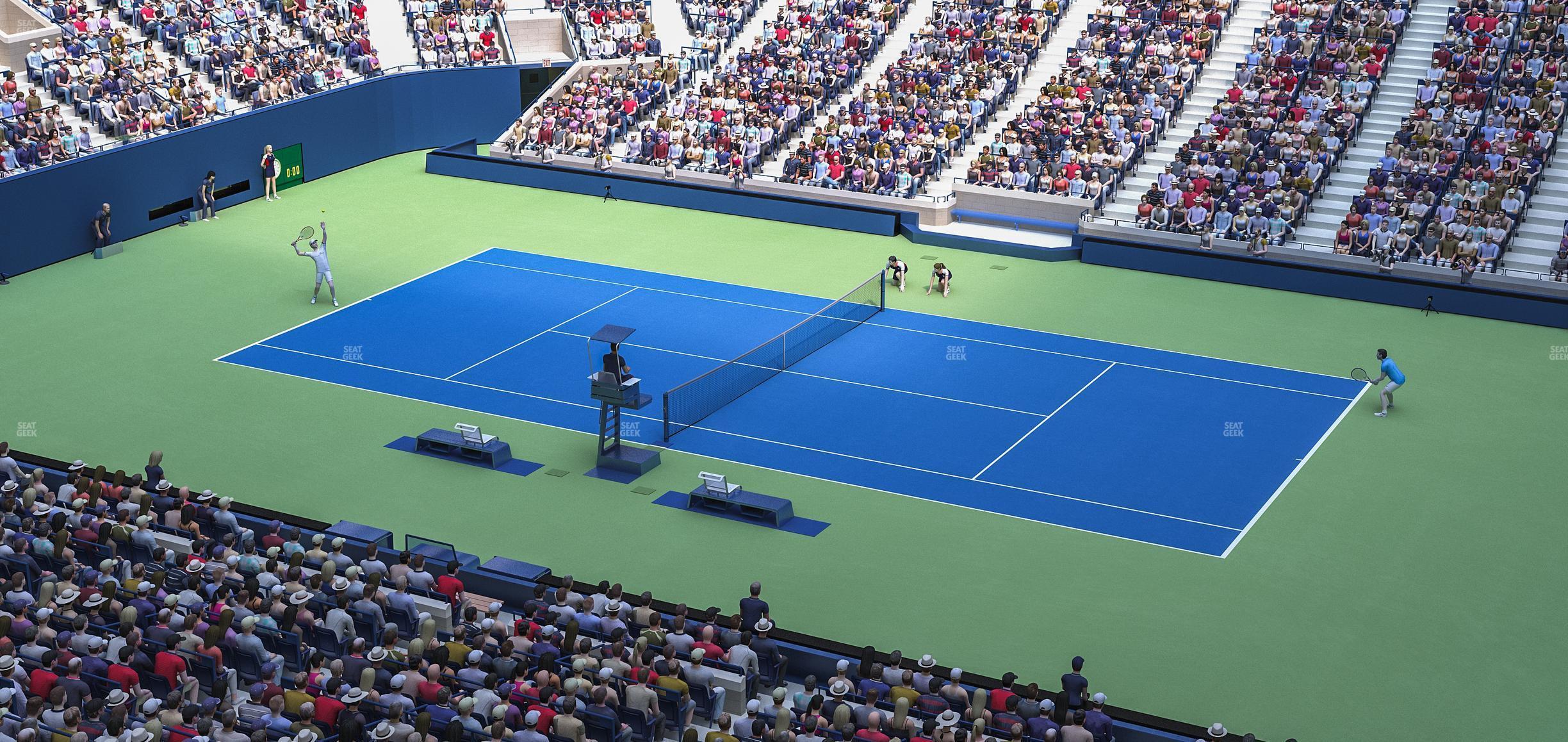 Seating view for Arthur Ashe Stadium Section 131