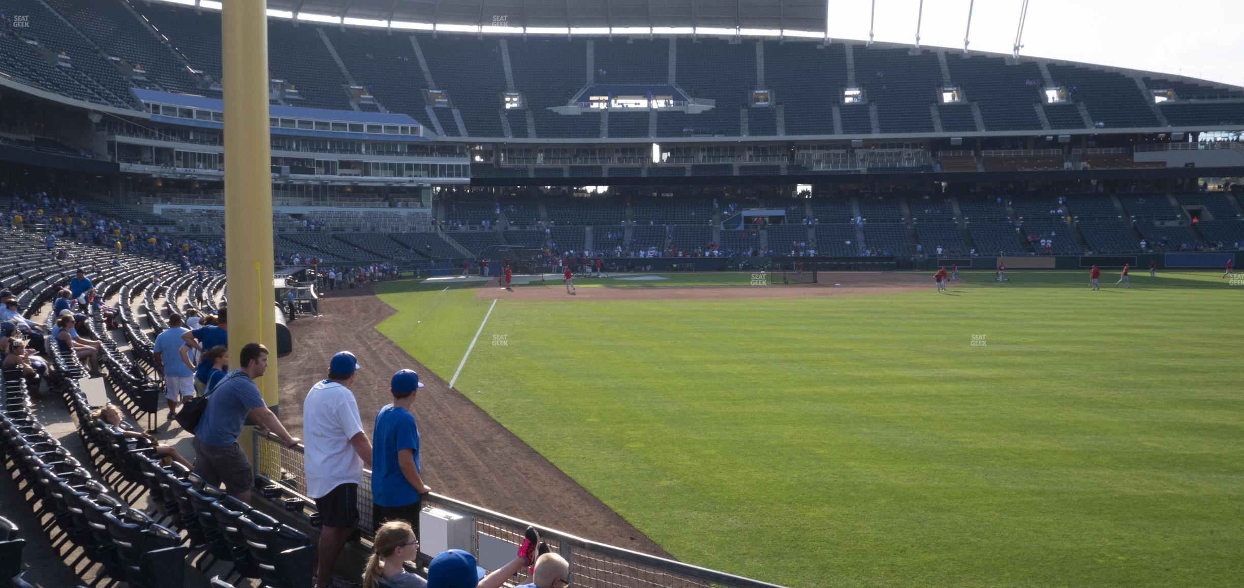 Seating view for Kauffman Stadium Section 148