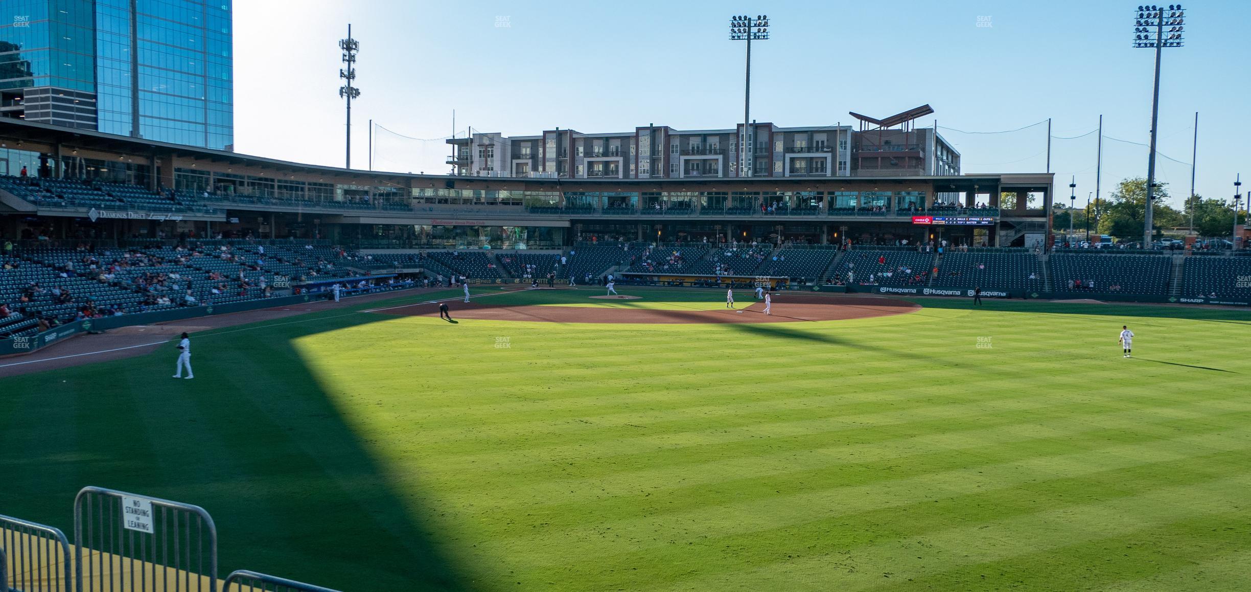 Seating view for Truist Field Section Home Run 4