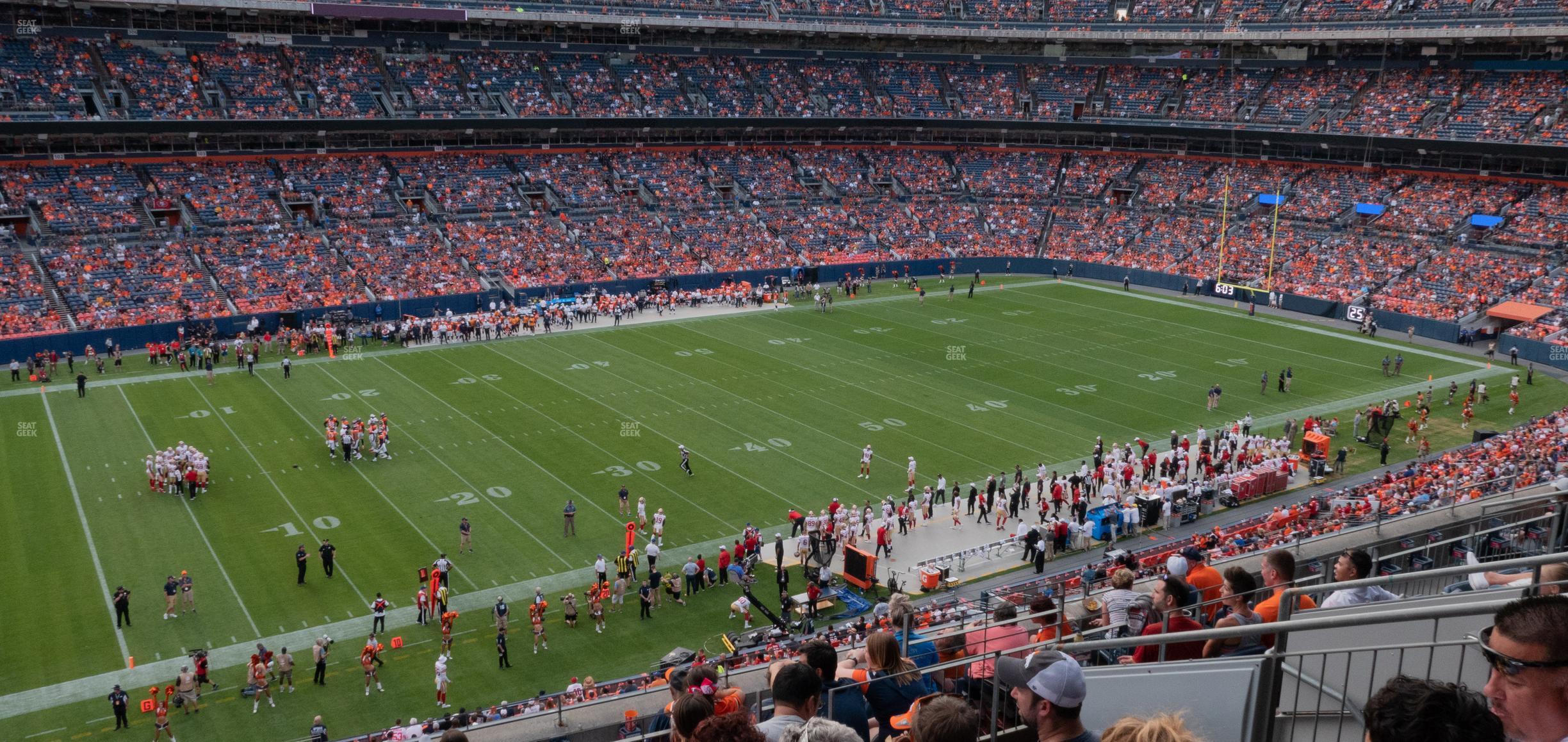 Seating view for Empower Field at Mile High Section 342