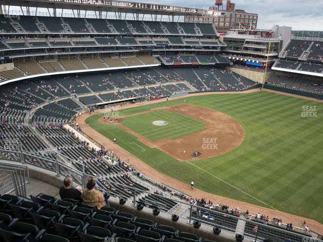 Seating view for Target Field Section 304