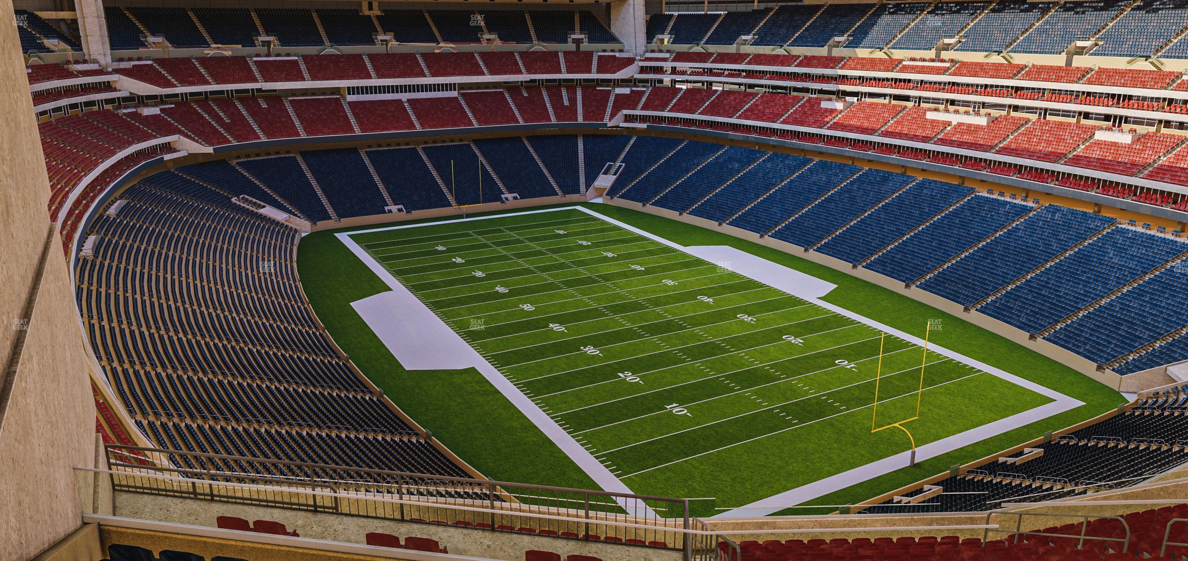 Seating view for NRG Stadium Section 626