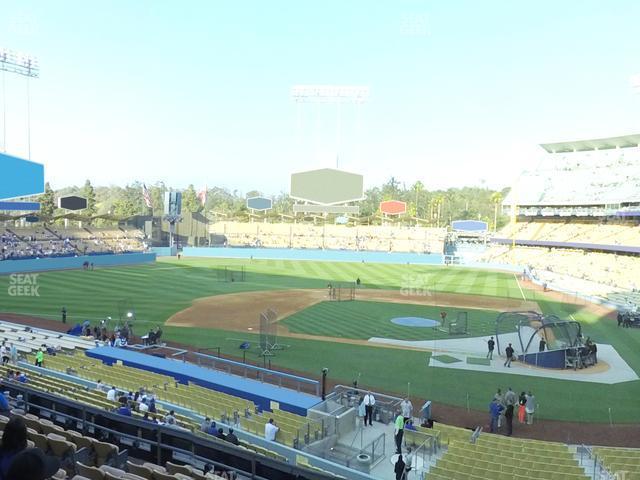 Seating view for Dodger Stadium Section 121 Lg