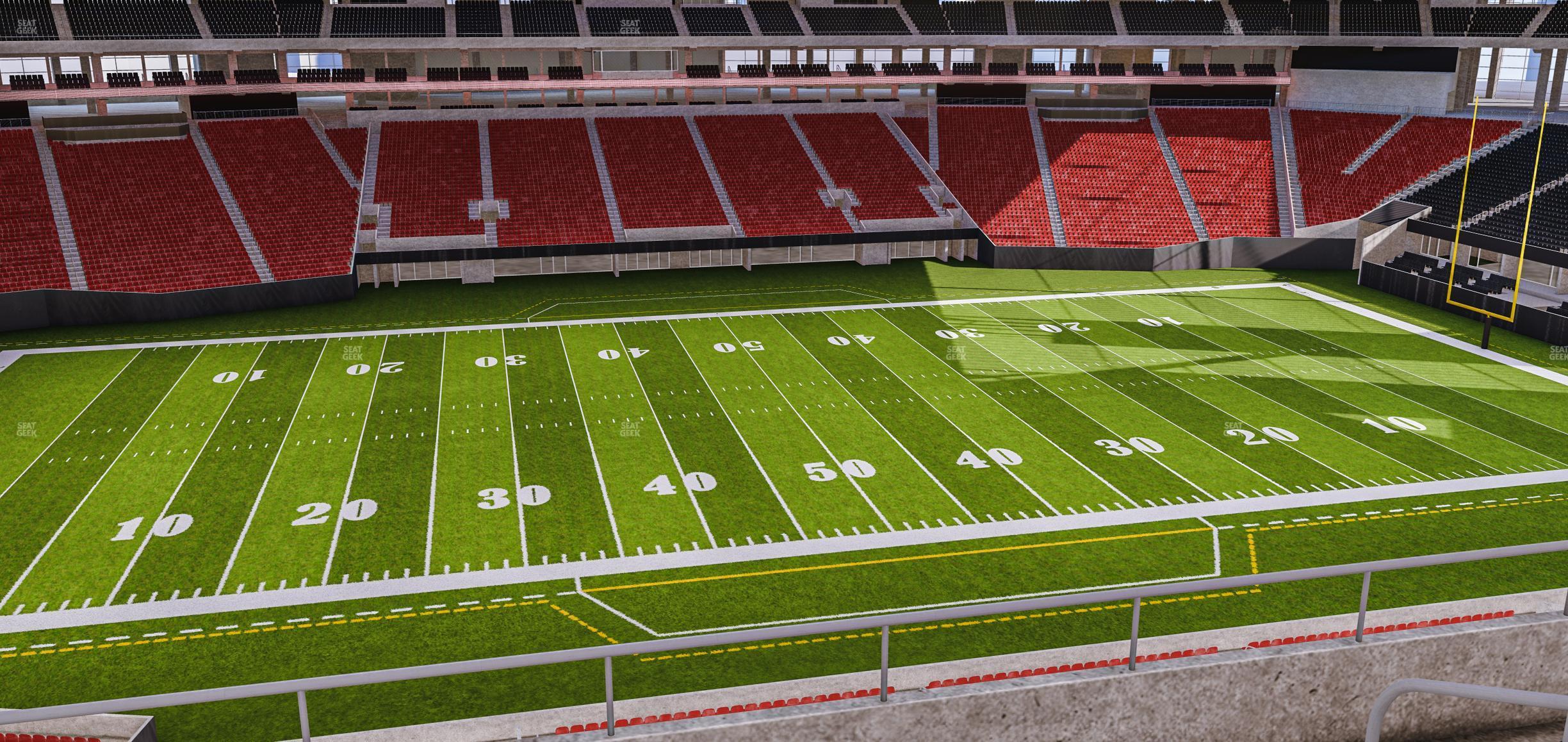 Seating view for Mercedes-Benz Stadium Section 213