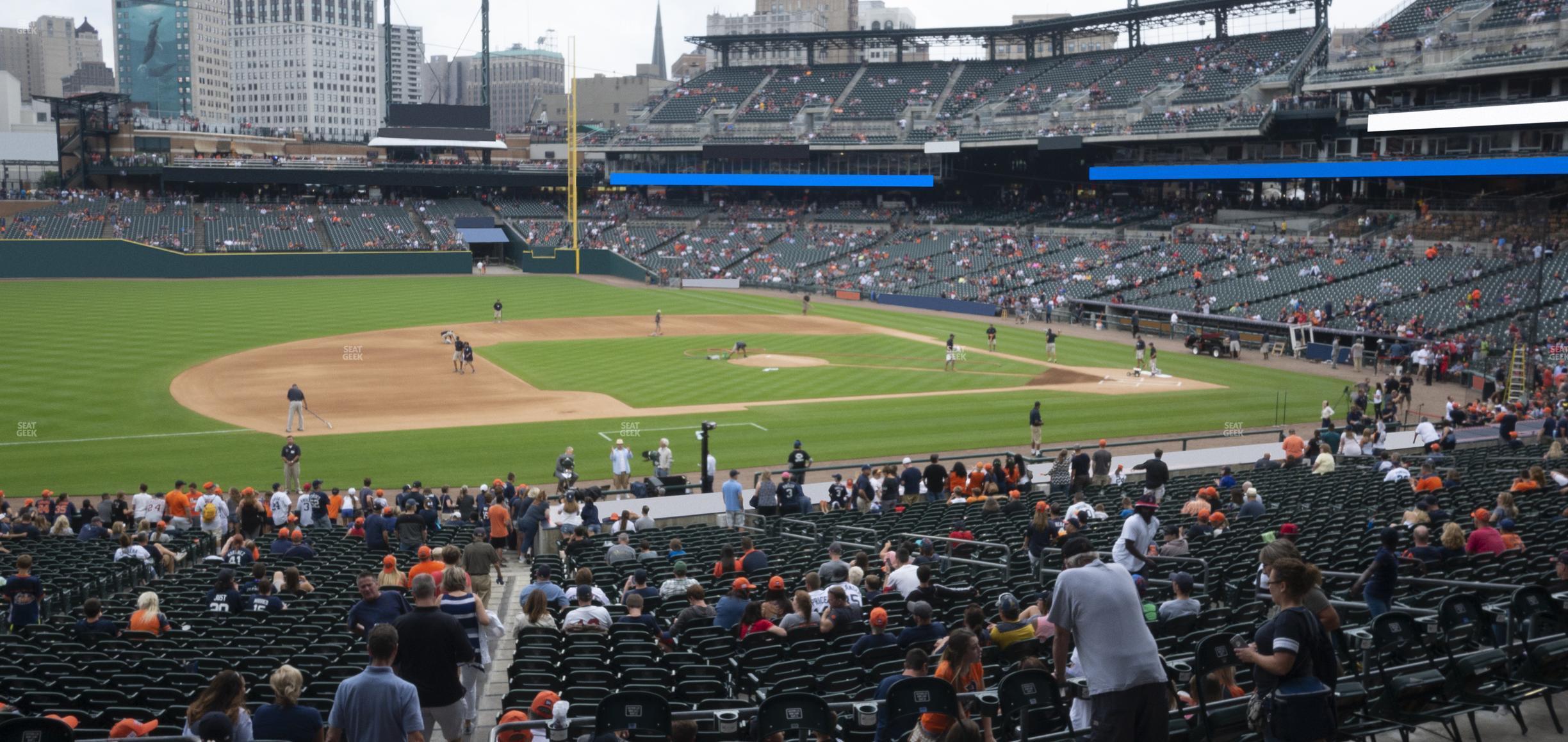 Seating view for Comerica Park Section 135