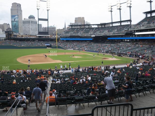 Seating view for Comerica Park Section 135